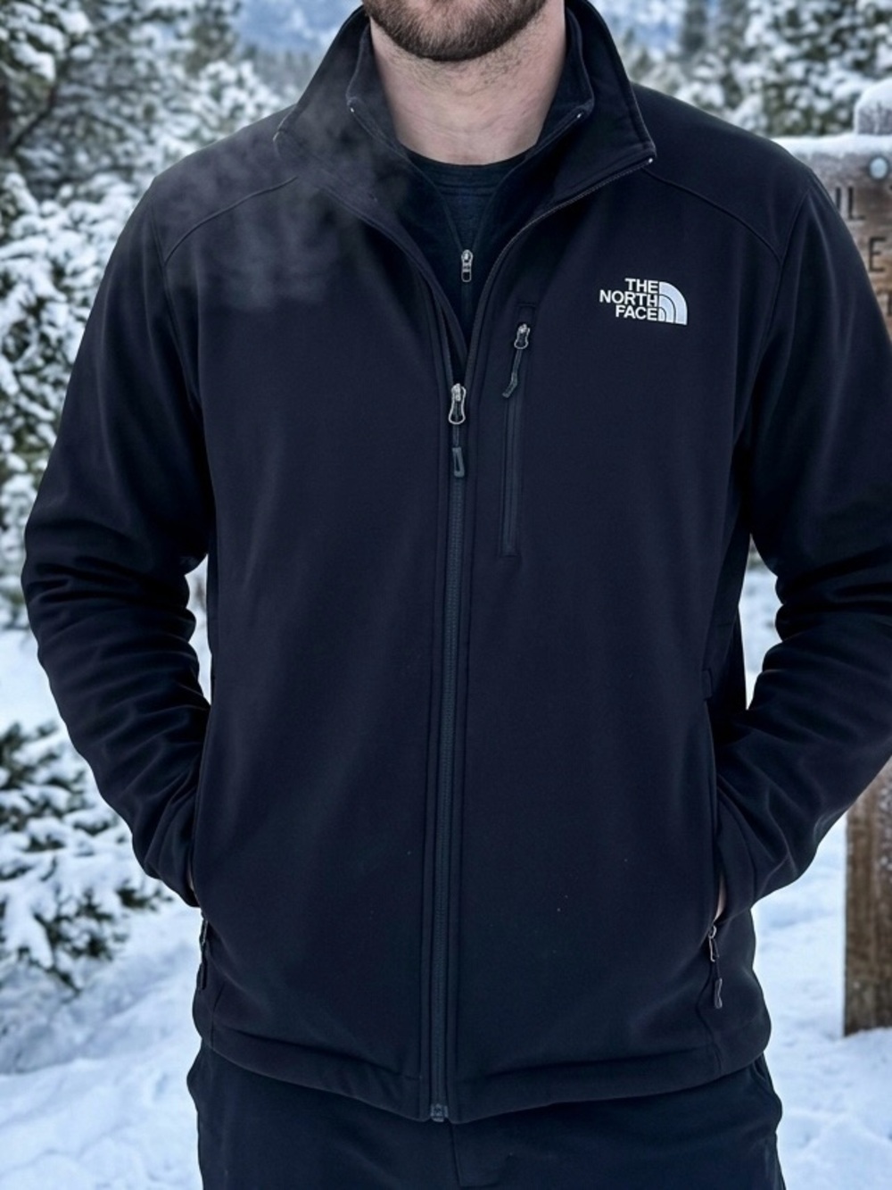 The North Face Black Apex Pneumatic Jacket Men's XL